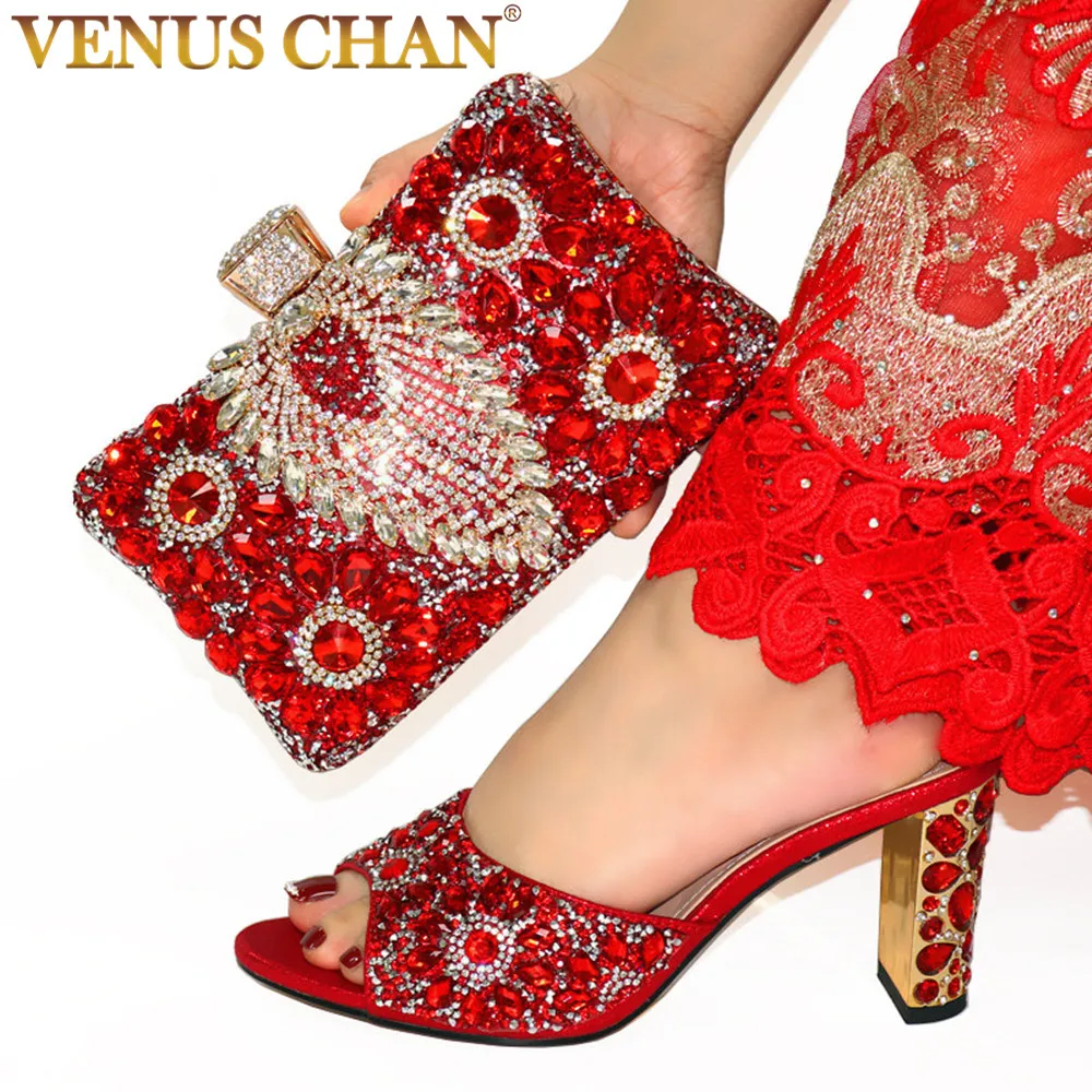 New Arrival Italian Design 2020 African High Heel Fashion Nigerian Style Hot Selling Women Shoes and Bag Set in Red Color
New Arrival Italian Design 2020 African High Heel Fashion Nigerian Style Hot Selling Women Shoes and Bag Set in Red Color