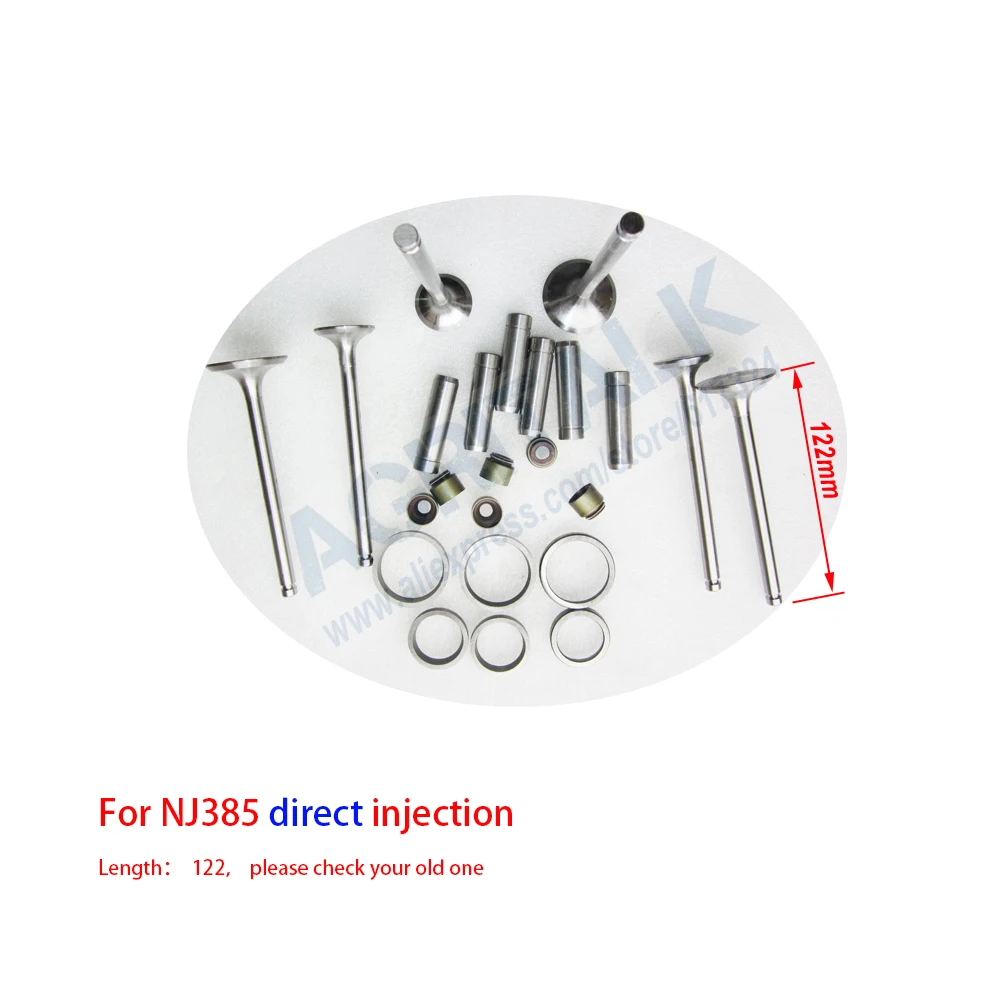 Комплект клапанов, как показано на рисунке для трактора Fengshou Lenar 254 / 274 с NJ385 / Fengshou FS250 с NJ380
Комплект клапанов, как показано на рисунке для трактора Fengshou Lenar 254 / 274 с NJ385 / Fengshou FS250 с NJ380