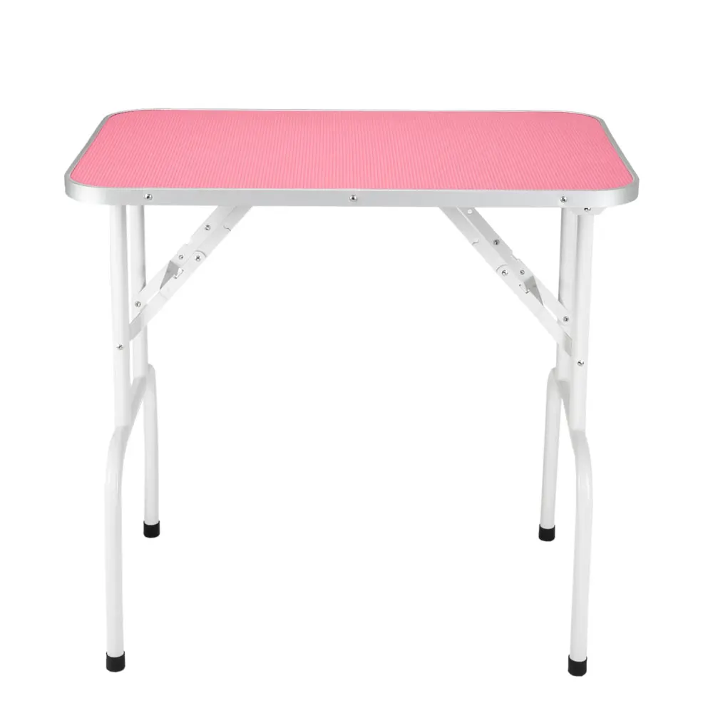 Foldable Pet Grooming Table 32-inch Pink Grooming Table with Adjustable Arms Free Shipping for Pets Shop Useful Items 
Foldable Pet Grooming Table 32-inch Pink Grooming Table with Adjustable Arms Free Shipping for Pets Shop Useful Items
