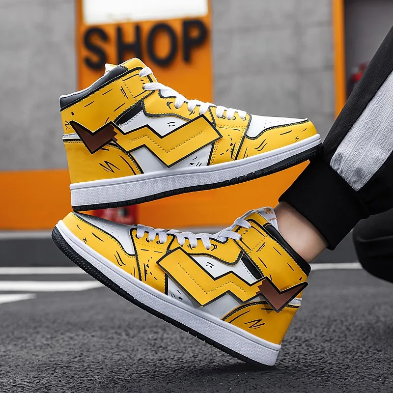 Pokemon Pikachu Casual Shoes Men Hip Hop Shoes Fashion Clunky Sneakers Men Casual Shoes Travel Mens Running Shoes High Top 
Pokemon Pikachu Casual Shoes Men Hip Hop Shoes Fashion Clunky Sneakers Men Casual Shoes Travel Mens Running Shoes High Top