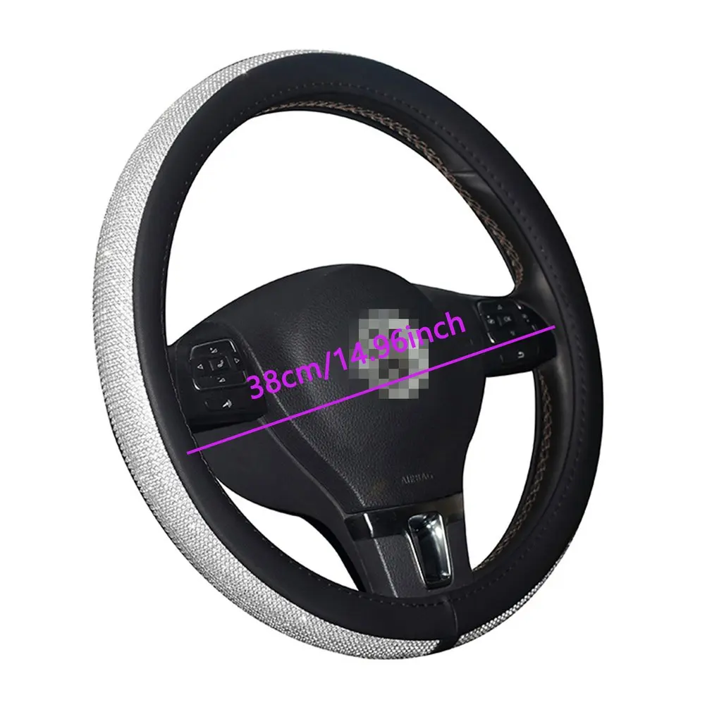 Dual USB Car Charger Full Drill Steering Wheel Cover Diamond Rhinestone Craftsmanship Safety Hammer Cover 
Dual USB Car Charger Full Drill Steering Wheel Cover Diamond Rhinestone Craftsmanship Safety Hammer Cover