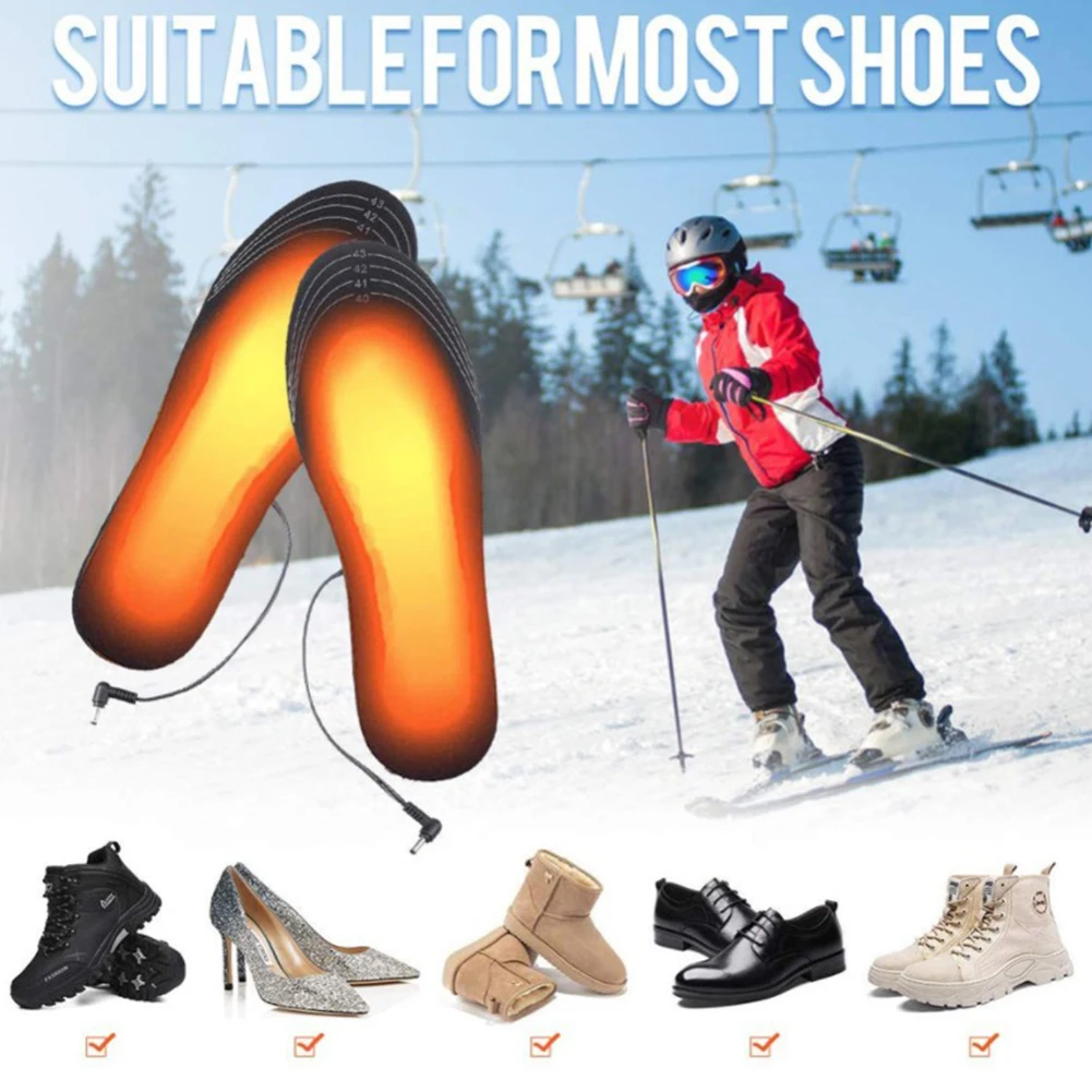 USB Heated Shoe Insoles Electric Foot Warming Pad Feet Warmer Sock Pad Mat Winter Outdoor Sports Heating Insoles Winter Warm
USB Heated Shoe Insoles Electric Foot Warming Pad Feet Warmer Sock Pad Mat Winter Outdoor Sports Heating Insoles Winter Warm