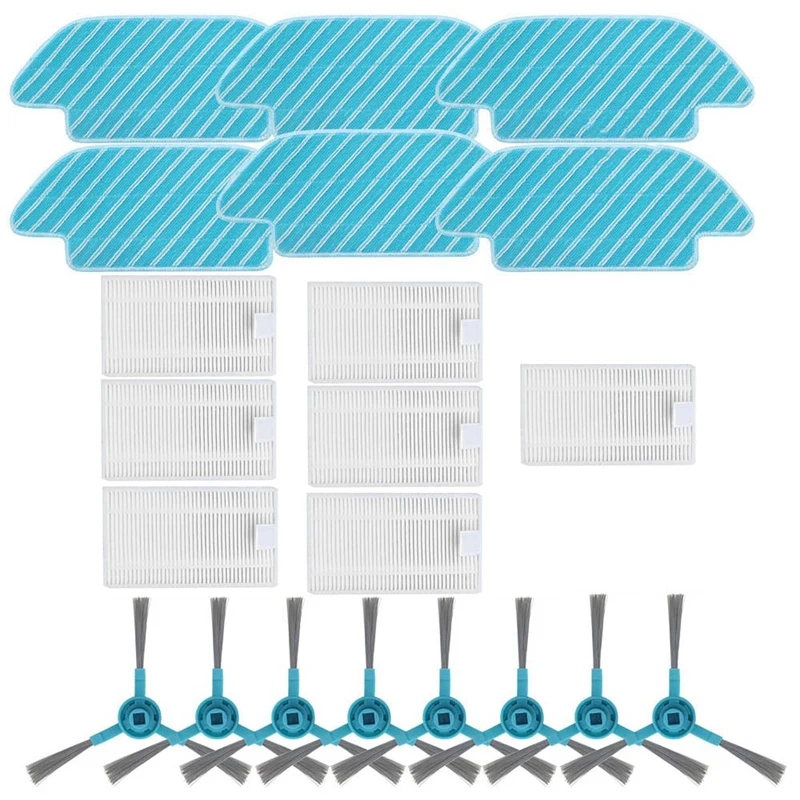 Top Deals Replacement Roller Brush Side Brush Mop Cloths Hepa Filter for Conga 4090 Vacuum Cleaner Robot Sweeper Accessories 
Top Deals Replacement Roller Brush Side Brush Mop Cloths Hepa Filter for Conga 4090 Vacuum Cleaner Robot Sweeper Accessories