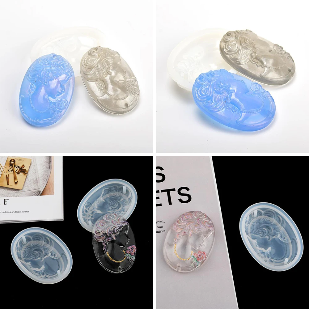 1Pacs Elegant Lady Listing Pendant Oval Crystal Silicone Epoxy Molds Aromatherapy Portrait Gypsum Mold For Car Pendant Home Deco
1Pacs Elegant Lady Listing Pendant Oval Crystal Silicone Epoxy Molds Aromatherapy Portrait Gypsum Mold For Car Pendant Home Deco