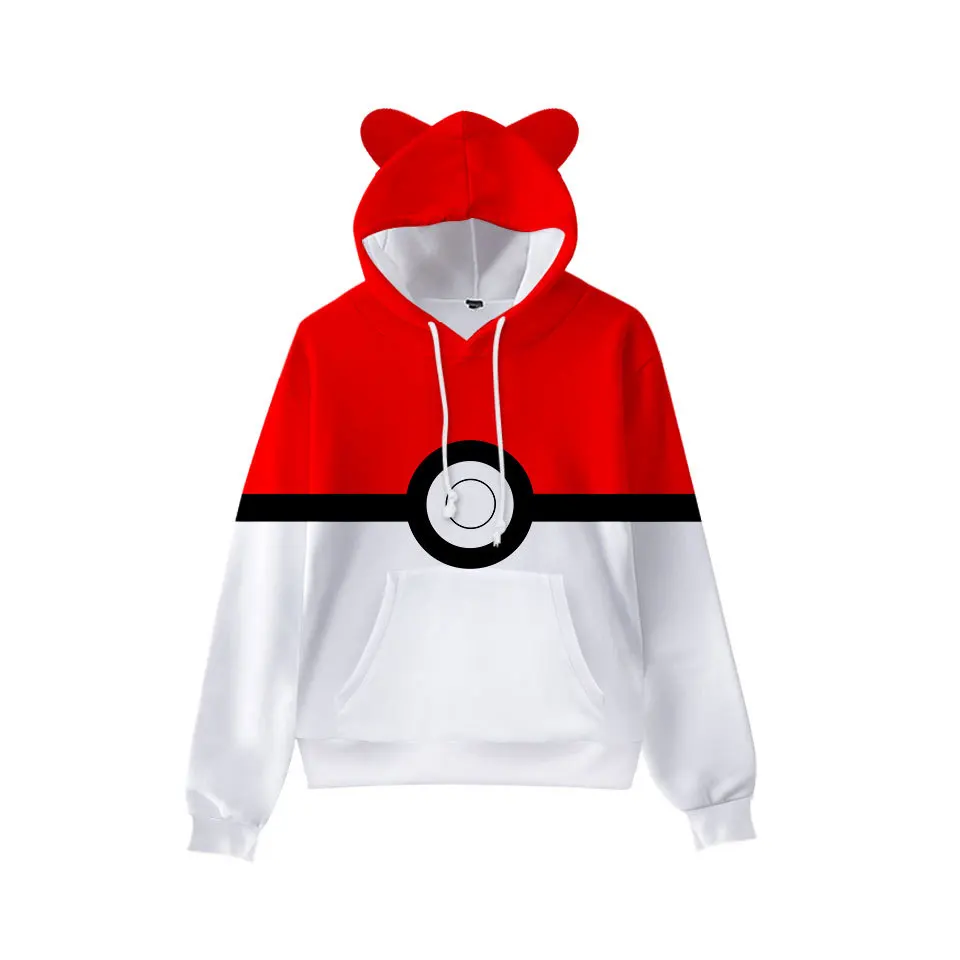 Pokémon Hoodie Pikachu Cute Cat Ears Toddler Girl Spring and Autumn Clothes Boy Sweatshirt New Year Children Gift Adult Sweater
Pokémon Hoodie Pikachu Cute Cat Ears Toddler Girl Spring and Autumn Clothes Boy Sweatshirt New Year Children Gift Adult Sweater