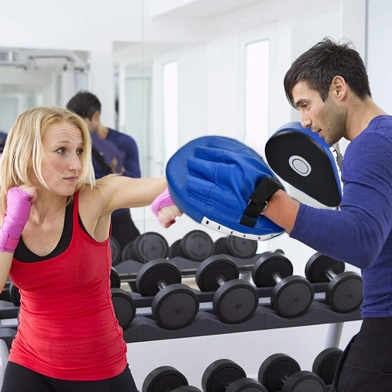 2 PCS Kick Boxing Gloves Pad Punch Target Bag Men MMA PU Karate Muay Thai Free Fight Sanda Training Adults Kids Equipment 
2 PCS Kick Boxing Gloves Pad Punch Target Bag Men MMA PU Karate Muay Thai Free Fight Sanda Training Adults Kids Equipment