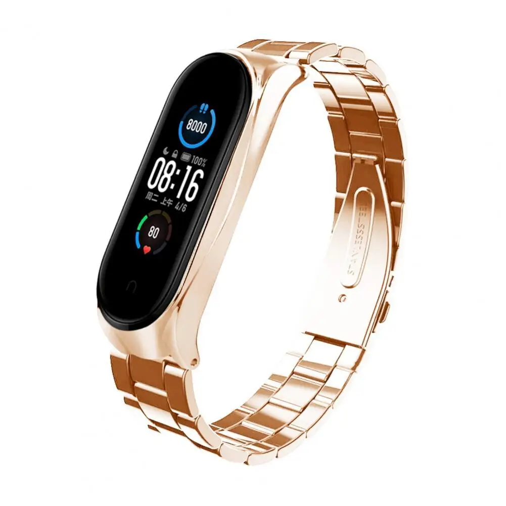 Ремешок для часов из нержавеющей стали с рамкой из сплава для Xiaomi Mi Band 5/5 NFC
Ремешок для часов из нержавеющей стали с рамкой из сплава для Xiaomi Mi Band 5/5 NFC