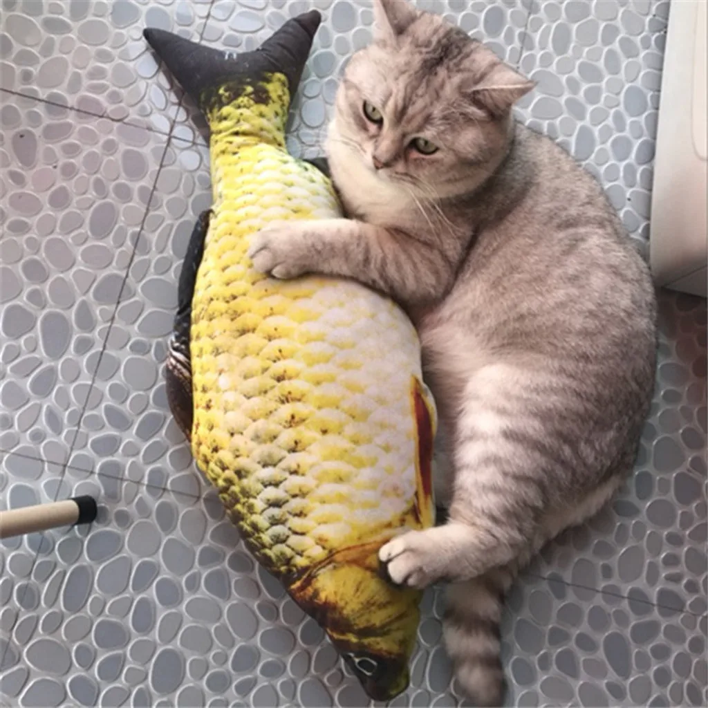Realistic Cat Toy Fish Catnip Mint Stuffed Pet Interactive Chewing Play 20cm Fish toys for Cats Puppy Dog Pet Chew Bite Toys
Realistic Cat Toy Fish Catnip Mint Stuffed Pet Interactive Chewing Play 20cm Fish toys for Cats Puppy Dog Pet Chew Bite Toys