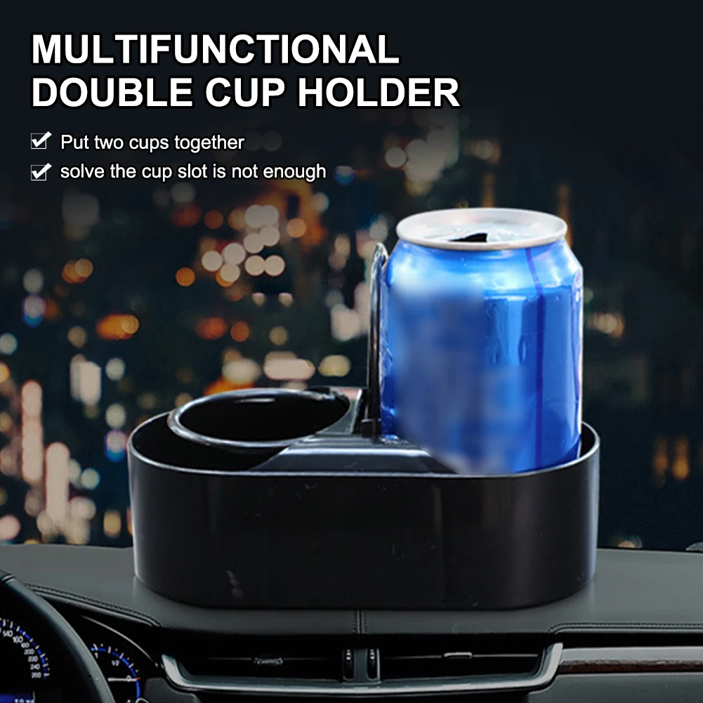 Multifunctional Car Cup Holder 2 holes Beverage Drink Stand Rack Water Bottle Coffee Tea Cup Holder Interior Car Accessories
Multifunctional Car Cup Holder 2 holes Beverage Drink Stand Rack Water Bottle Coffee Tea Cup Holder Interior Car Accessories