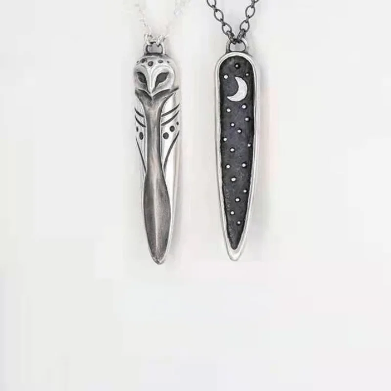 New Retro Fashion Creative Barn Owl Star Moon Pendant Couple Lady Clavicle Eagle Chain Jewelry Necklace
New Retro Fashion Creative Barn Owl Star Moon Pendant Couple Lady Clavicle Eagle Chain Jewelry Necklace