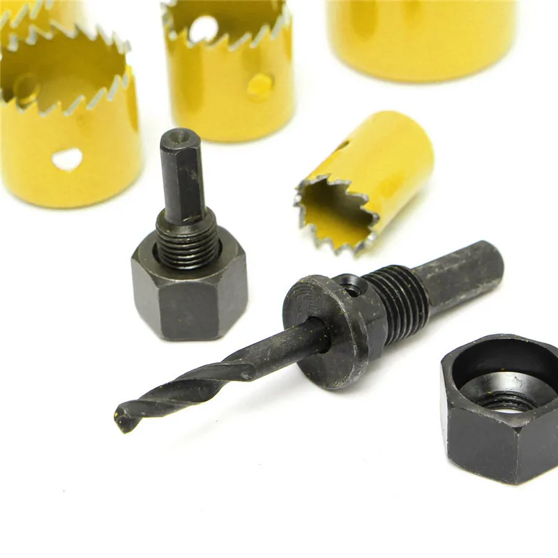 Newest 8 Pcs Wood Alloy Iron Kit With Hex Wrench Woodworking Cutter For Power Tools Cutter Bi Metal Hole Saw Set HSS Drill Bit
Newest 8 Pcs Wood Alloy Iron Kit With Hex Wrench Woodworking Cutter For Power Tools Cutter Bi Metal Hole Saw Set HSS Drill Bit