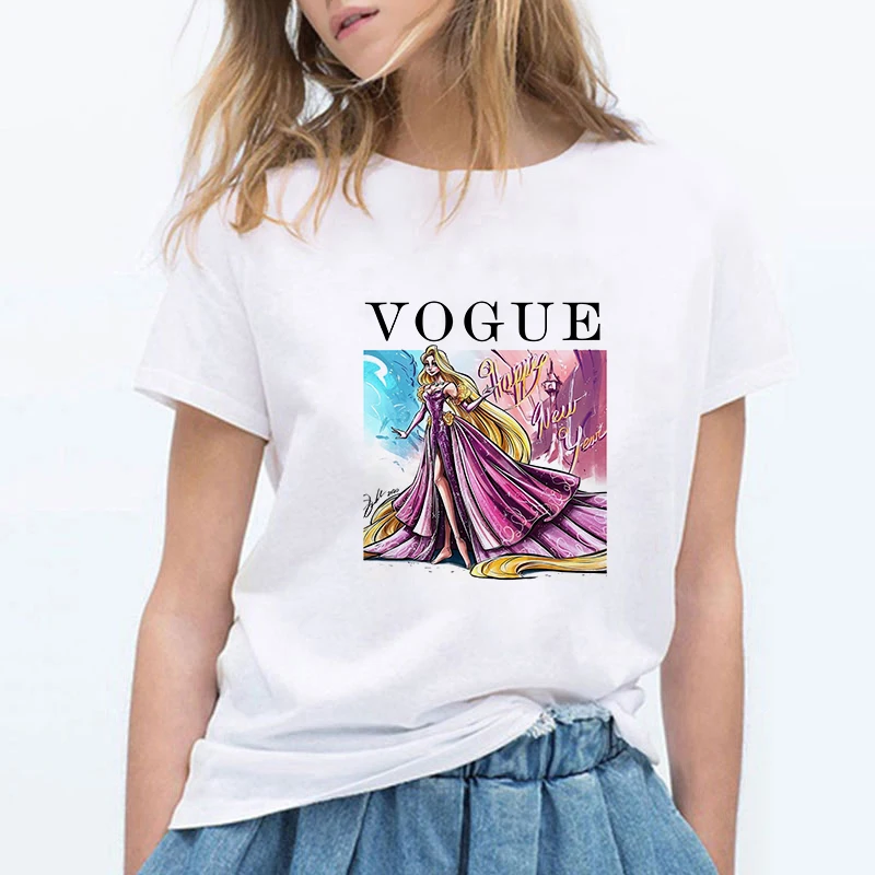 New Summer Fashion Princess Belle Snow White Ariel Alice Cinderella Aurora T-shirt Casual Top Lady Tshirt Lady Girl women shirts
New Summer Fashion Princess Belle Snow White Ariel Alice Cinderella Aurora T-shirt Casual Top Lady Tshirt Lady Girl women shirts