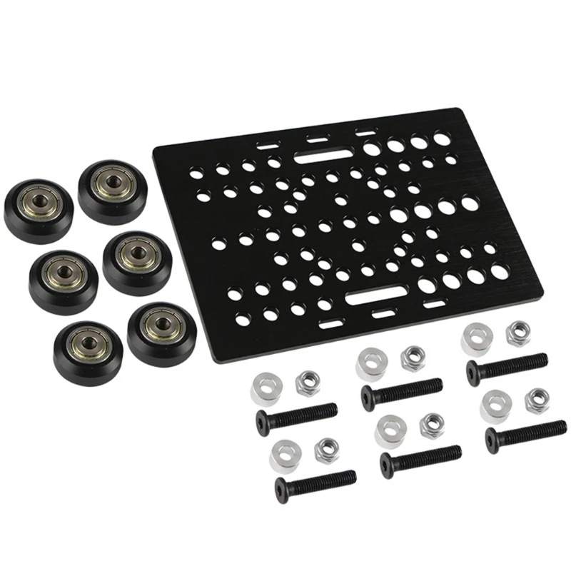 H7JA Heat Resistance Gantry Plate Slide Build Board Bearing Pully Set Fit for Engraving Machine 20-80mm V-Slot
H7JA Heat Resistance Gantry Plate Slide Build Board Bearing Pully Set Fit for Engraving Machine 20-80mm V-Slot