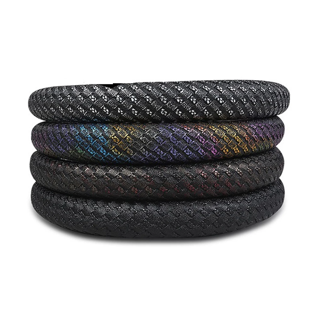 Car Four Seasons 38cm Universal Color Car Steering Wheel Covers Anti-Skid Auto Steering-Wheel Cover Styling Accessories
Car Four Seasons 38cm Universal Color Car Steering Wheel Covers Anti-Skid Auto Steering-Wheel Cover Styling Accessories
