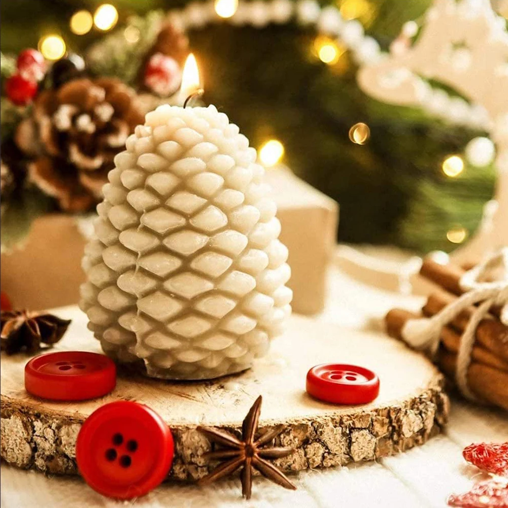 Candle Mould 3D Pine Cones Silicone Mold DIY Soap Making Cake Soy Aroma Wax Soap Candles Mold For Party Birthday Wedding
Candle Mould 3D Pine Cones Silicone Mold DIY Soap Making Cake Soy Aroma Wax Soap Candles Mold For Party Birthday Wedding