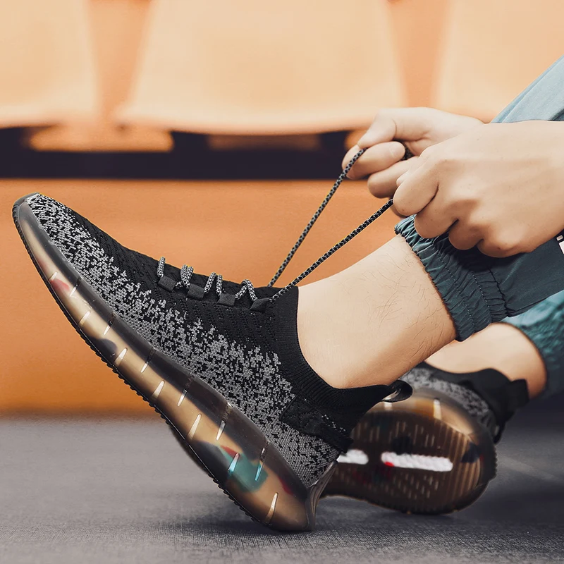 Breathable Mesh Men's Shoes Breathable Zapatos Hombre Casual Sneakers Sandalias Transpirables Air Mesh Men 2020