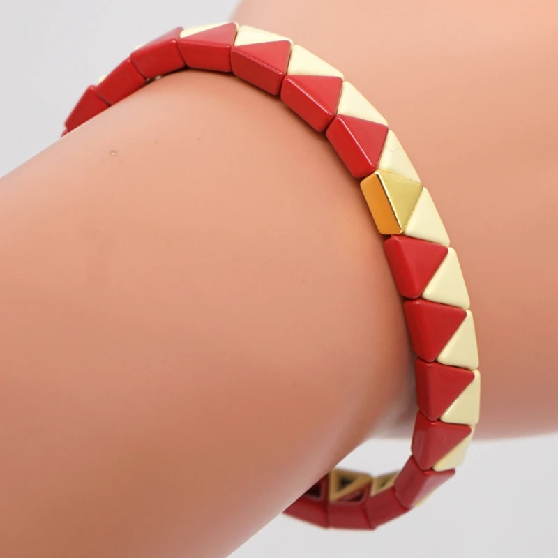 6Pc Bohemian Elastic Stretch Colorful Tile Enamel Bracelet Kit Stackable Jewelry
6Pc Bohemian Elastic Stretch Colorful Tile Enamel Bracelet Kit Stackable Jewelry