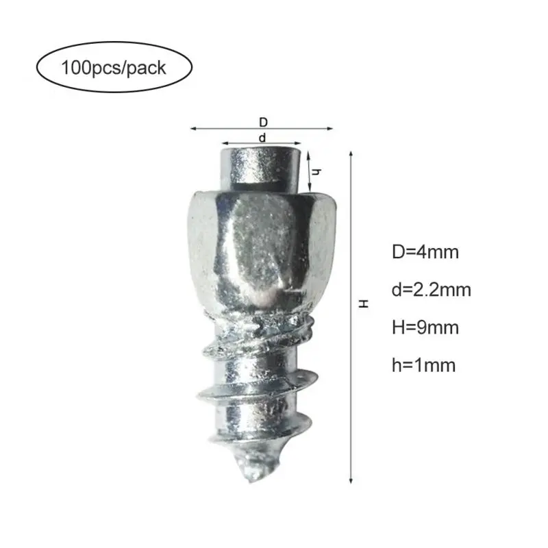 100pcs Spikes for Tires Universal Car Wheel Tyre Snow Spikes Studs Tires Anti-Slip Screw Stud Trim for Auto Car Truck Motorcle
100pcs Spikes for Tires Universal Car Wheel Tyre Snow Spikes Studs Tires Anti-Slip Screw Stud Trim for Auto Car Truck Motorcle