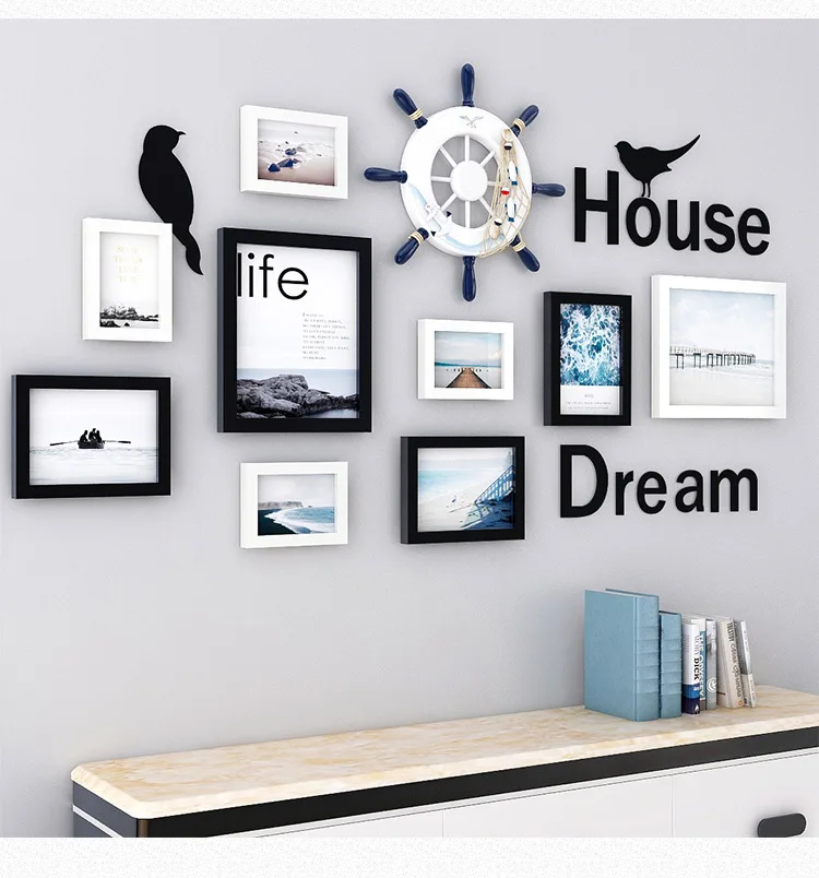 Photo frame wall combination living room photo frame 5710 inch creative European style photo wall art home decore
Photo frame wall combination living room photo frame 5710 inch creative European style photo wall art home decore