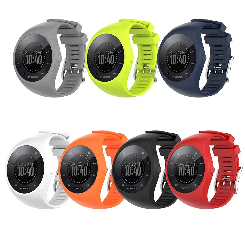 Wristband Replacement Solid Color Band Silicone Watch Strap Soft Adjustable Bracelet for Polar M200
Wristband Replacement Solid Color Band Silicone Watch Strap Soft Adjustable Bracelet for Polar M200