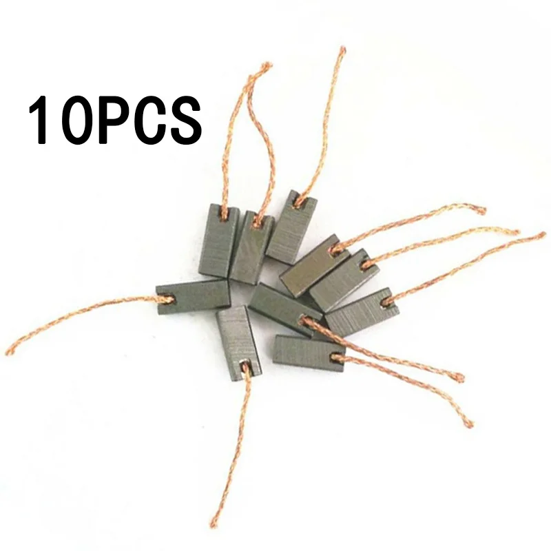 10x Wire Leads 7x8x19mm Electric Generator Motor Carbon Brush Alternator Generic Durable Ferramenta Kits
10x Wire Leads 7x8x19mm Electric Generator Motor Carbon Brush Alternator Generic Durable Ferramenta Kits