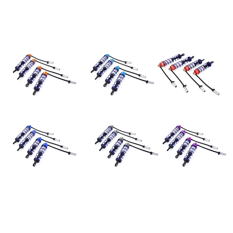 4Pcs 120Mm Front & 143Mm Rear Shock Absorber Damper For 1/8 JLB HSP EM Racing DHK HPI Redcat ZD Racing RC Truck Buggy
4Pcs 120Mm Front & 143Mm Rear Shock Absorber Damper For 1/8 JLB HSP EM Racing DHK HPI Redcat ZD Racing RC Truck Buggy