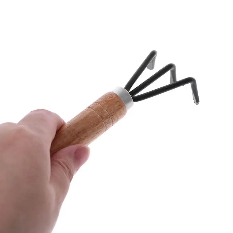 3pcs Mini Garden Shovel Rake Spade Erramientas Bonsai Tools Set Wooden Handle For Flowers Potted Plant
3pcs Mini Garden Shovel Rake Spade Erramientas Bonsai Tools Set Wooden Handle For Flowers Potted Plant