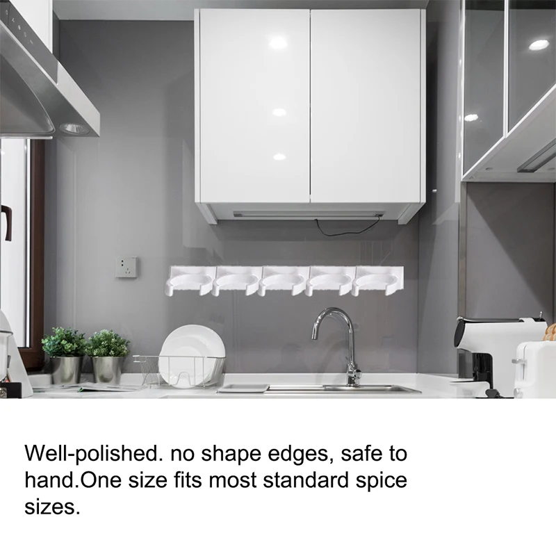 4Pcs Wall Mount Cabinet Clip Spice Bottle Racks Home Ingredient Door Tank Jars Holder Kitchen Storage Spice Rack Cooking Tools
4Pcs Wall Mount Cabinet Clip Spice Bottle Racks Home Ingredient Door Tank Jars Holder Kitchen Storage Spice Rack Cooking Tools