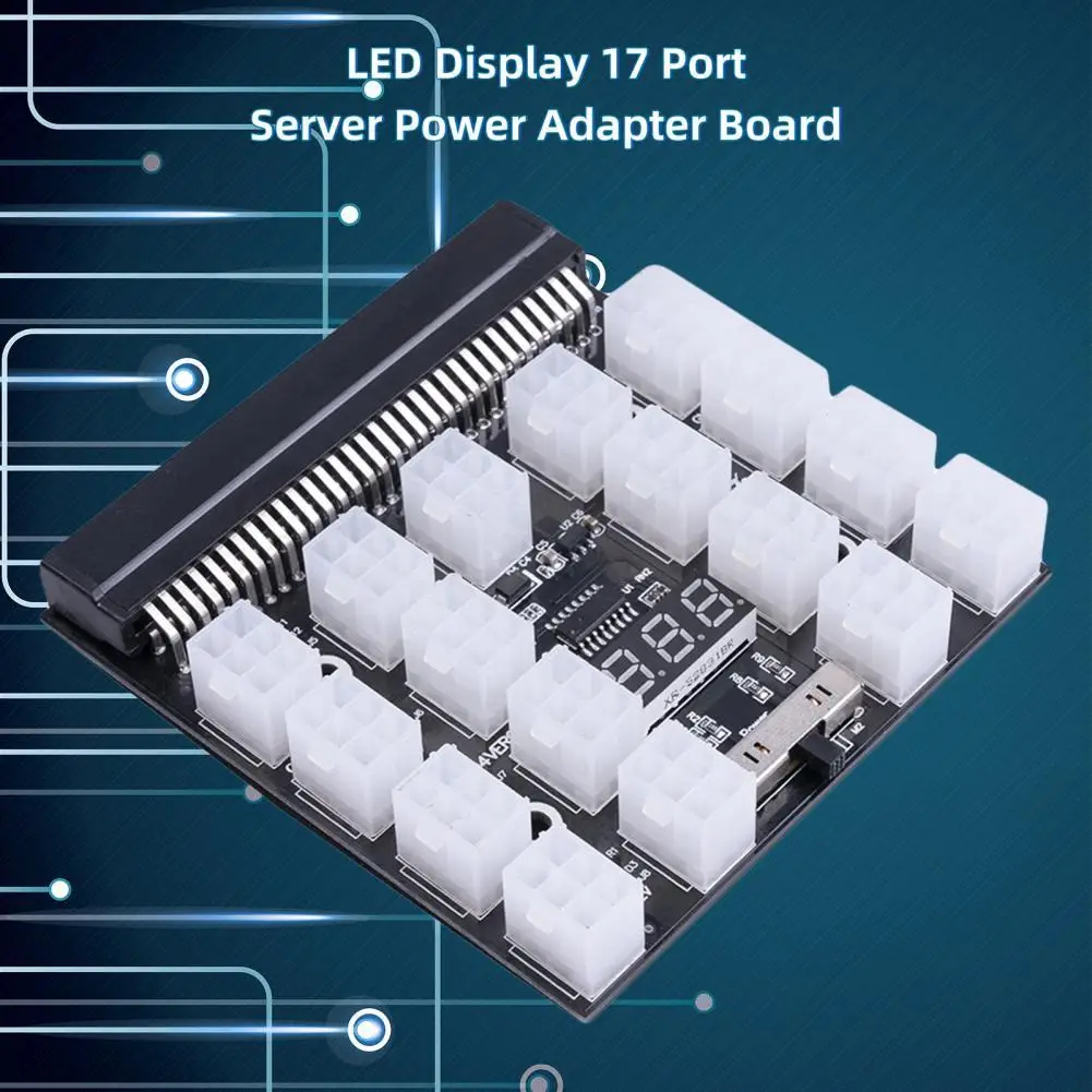 Power Breakout Board High Strength Easy Installation LED Display 17 Port Server Power Adapter Board for DPS-1200FB A
Power Breakout Board High Strength Easy Installation LED Display 17 Port Server Power Adapter Board for DPS-1200FB A
