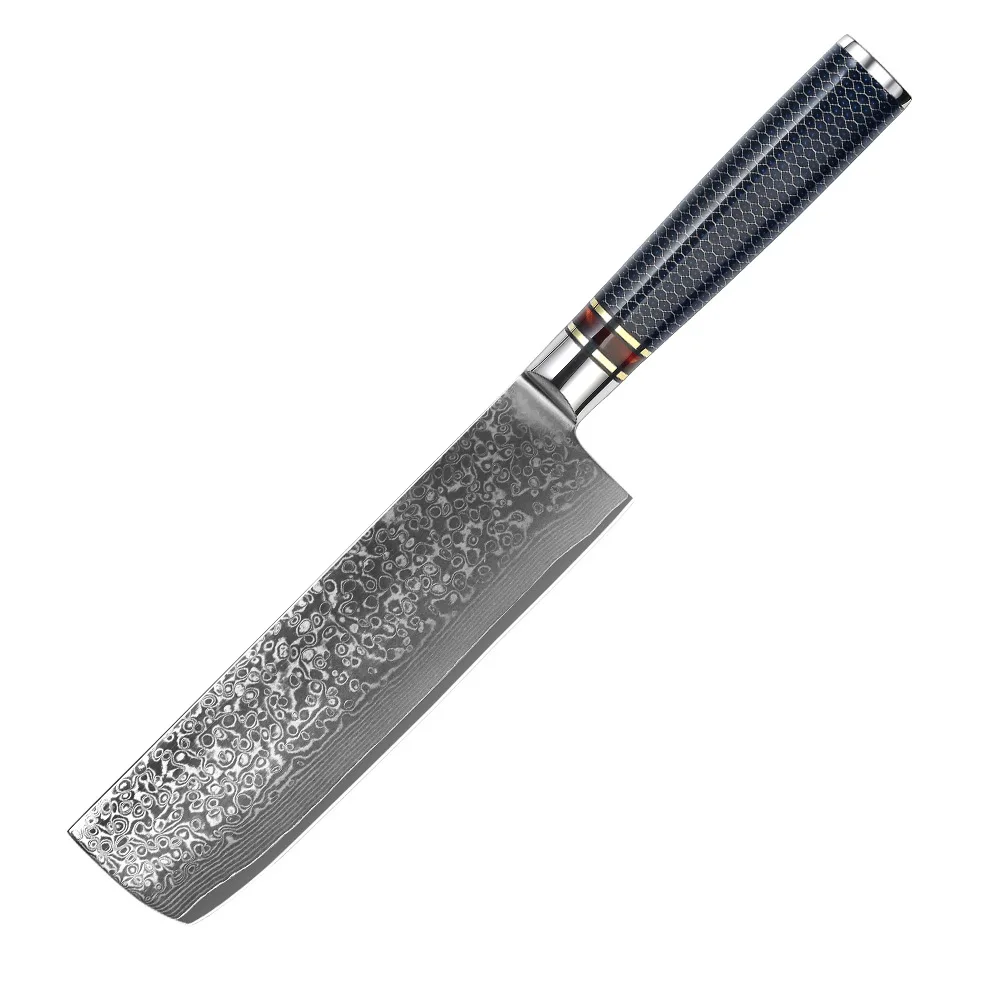 Damascus steel western VG10 kitchen knife honeycomb resin handle sushi cuisine raw fish knife slice meat cutter
Damascus steel western VG10 kitchen knife honeycomb resin handle sushi cuisine raw fish knife slice meat cutter