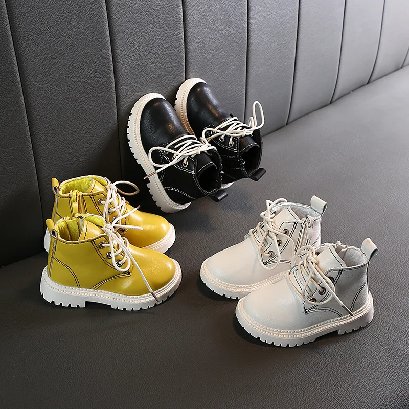 Candy Color Toddler Boots Girl Kid Shoes Beige Black Yellow Autumn Winter Children Shoes Boys Botas Platform Martin Boots E06303
Candy Color Toddler Boots Girl Kid Shoes Beige Black Yellow Autumn Winter Children Shoes Boys Botas Platform Martin Boots E06303
