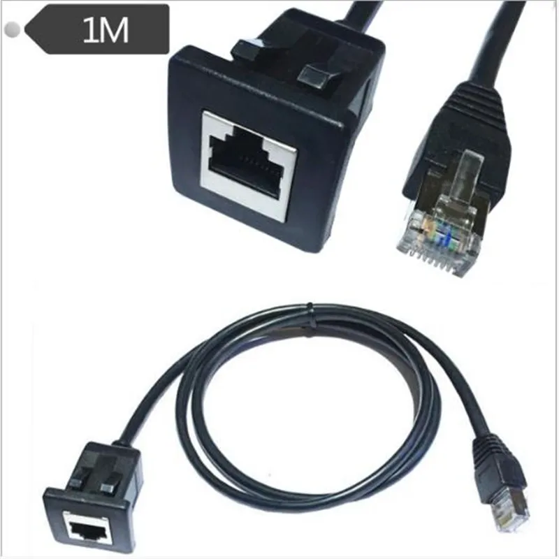 CAT5e 100M panel wall plug wall panel module CAT5E male to female panel installation computer extension cord
CAT5e 100M panel wall plug wall panel module CAT5E male to female panel installation computer extension cord