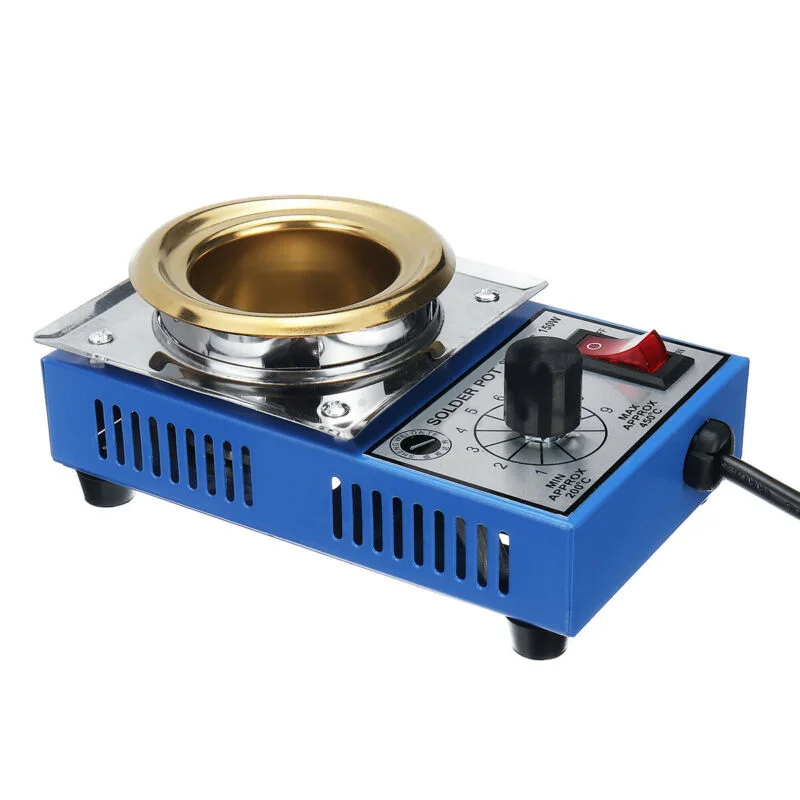 150W 50mm 220V AC Soldering Pot Stainless Steel Plate 200-450 Degree Replacement
150W 50mm 220V AC Soldering Pot Stainless Steel Plate 200-450 Degree Replacement