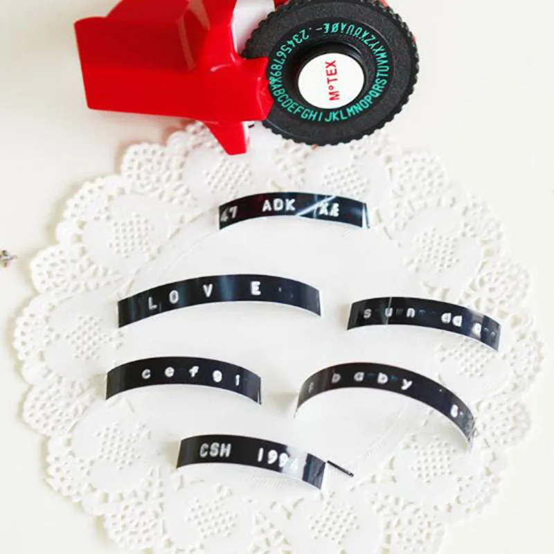 Creative Manual Printing Bookmark Label Machine Diy Digital Alphabet Type Tape Hand Account Tape School Office Supplies
Creative Manual Printing Bookmark Label Machine Diy Digital Alphabet Type Tape Hand Account Tape School Office Supplies