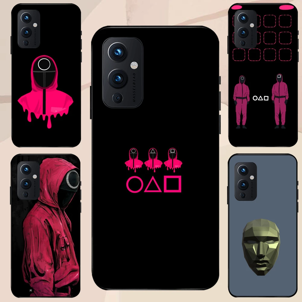 Phone Mobile Case for One Plus 9Pro 9R 7T PRO 5T 6 5 Shockproof Custom Cellphone Squid Game Mask
Phone Mobile Case for One Plus 9Pro 9R 7T PRO 5T 6 5 Shockproof Custom Cellphone Squid Game Mask