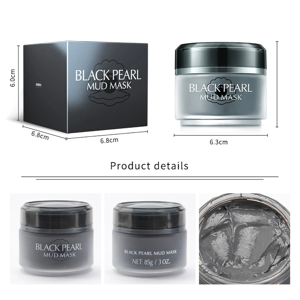 85g Black Pearl Mud Mask Face Body Spa Shrinking Pores Reducing Acne Blackheads Spa Skin Care
85g Black Pearl Mud Mask Face Body Spa Shrinking Pores Reducing Acne Blackheads Spa Skin Care