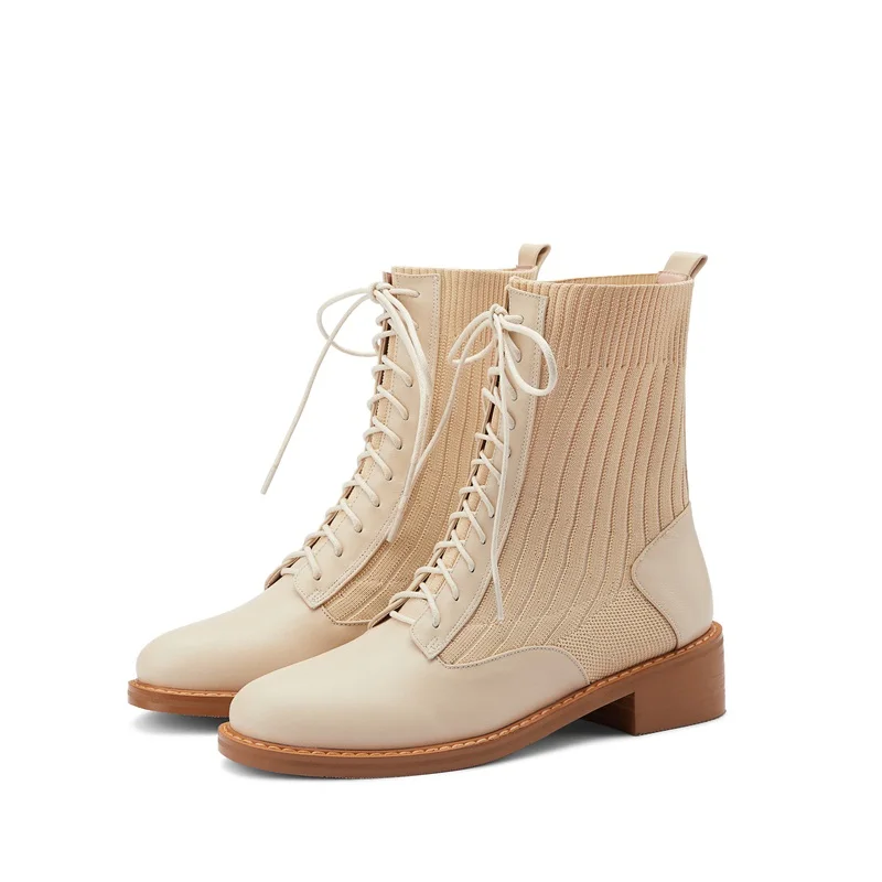 genuine leather + Polyester booties woman med square heels shoes black apricot fashion autumn winter round toe women ankle boots
genuine leather + Polyester booties woman med square heels shoes black apricot fashion autumn winter round toe women ankle boots