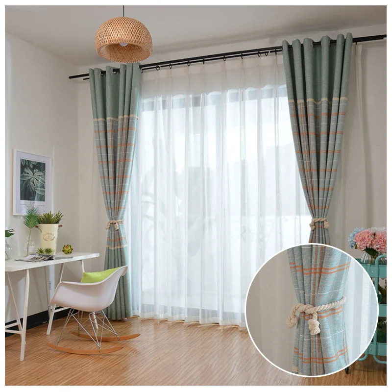 Modern Simple Flax Splices Chenille To Shade The Light Curtains for Living Dining Room Bedroom.
Modern Simple Flax Splices Chenille To Shade The Light Curtains for Living Dining Room Bedroom.