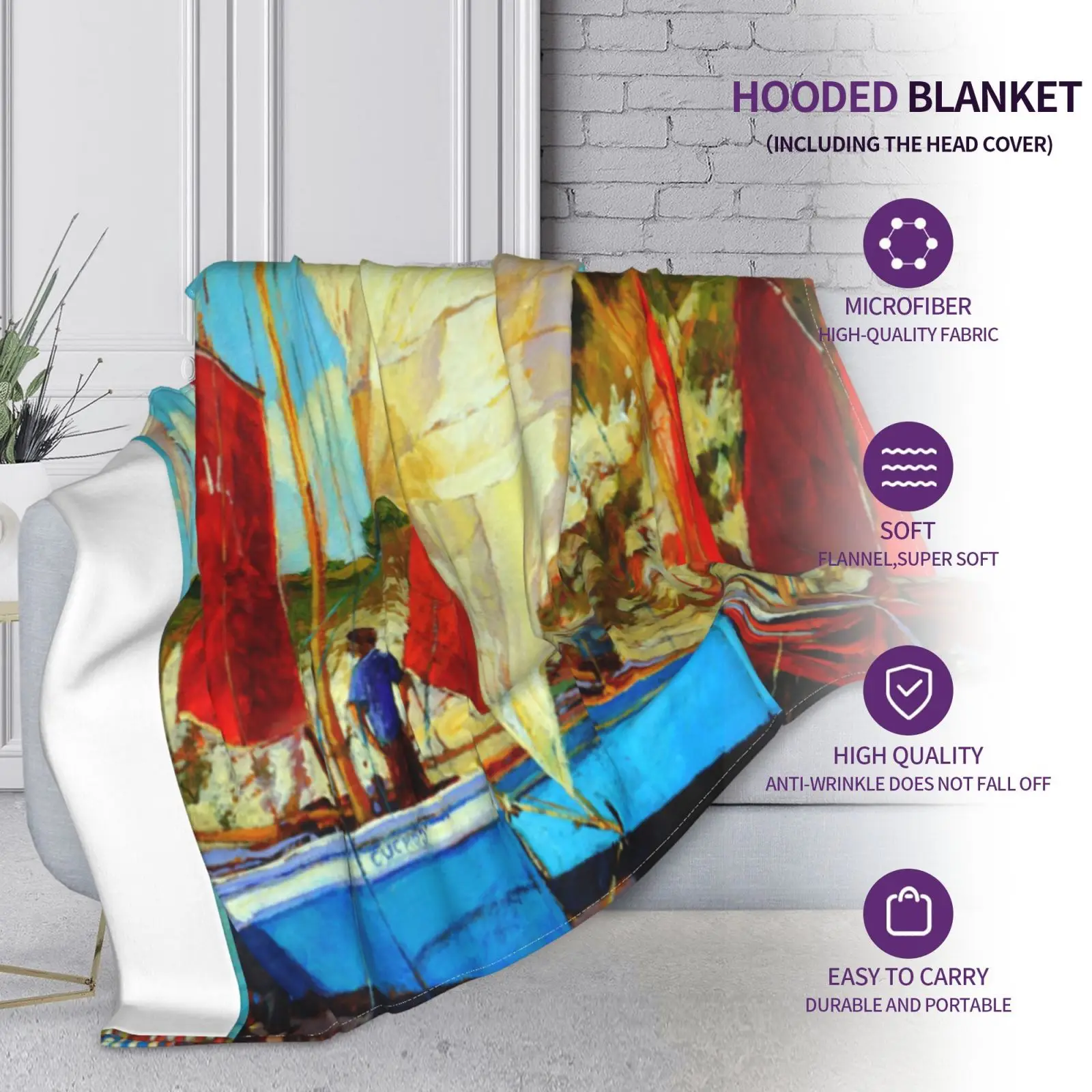 Customizable Microfiber Plush Coral Fleece Sherpa Blanket Soft Painting Warm Outdoor Hoodie Adult Kids Winter Hooded Blankets
Customizable Microfiber Plush Coral Fleece Sherpa Blanket Soft Painting Warm Outdoor Hoodie Adult Kids Winter Hooded Blankets