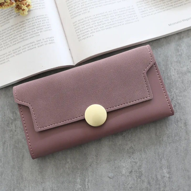 Fashion Wallet Women Long Metal Hasp Matte Leather Coin Purse Card Holder Female Multifunction Clutch Phone Bag Money Clip
Fashion Wallet Women Long Metal Hasp Matte Leather Coin Purse Card Holder Female Multifunction Clutch Phone Bag Money Clip