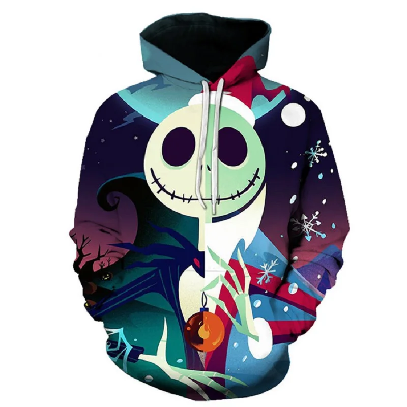 Casual Hoodie Fashion Jacket Halloween Gifts Nightmare Jack Before Christmas 3D Printing Women/Men Hoodie Sweatshirt
Casual Hoodie Fashion Jacket Halloween Gifts Nightmare Jack Before Christmas 3D Printing Women/Men Hoodie Sweatshirt