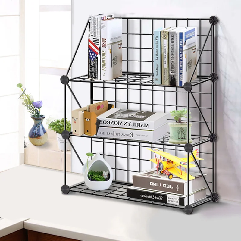 Creative computer desk rack, children's simple fashion bookshelf, office small storage rack.
Creative computer desk rack, children's simple fashion bookshelf, office small storage rack.