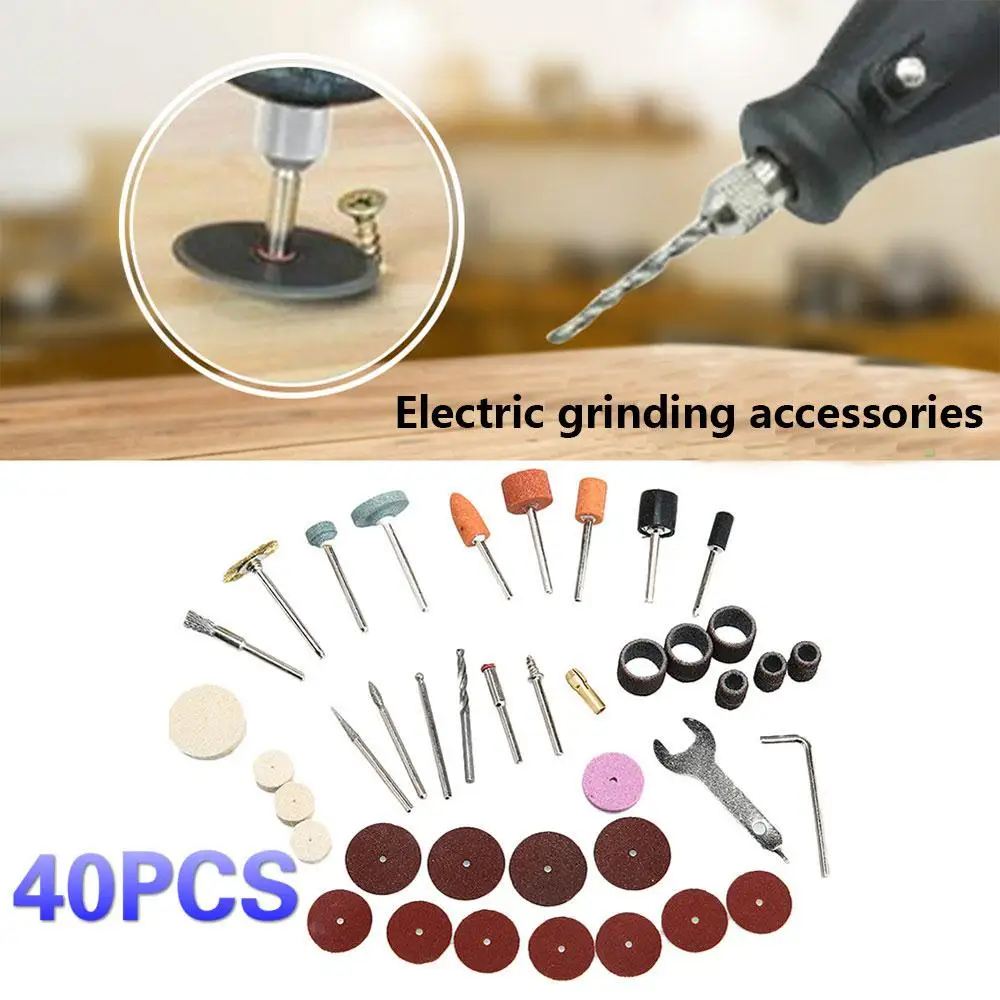 40pcs Electric Suit Plastic Colour Tool Kits Abrasive Paste Diamond Grinding Needle Steel Brush Practical Grinding Tool Set
40pcs Electric Suit Plastic Colour Tool Kits Abrasive Paste Diamond Grinding Needle Steel Brush Practical Grinding Tool Set