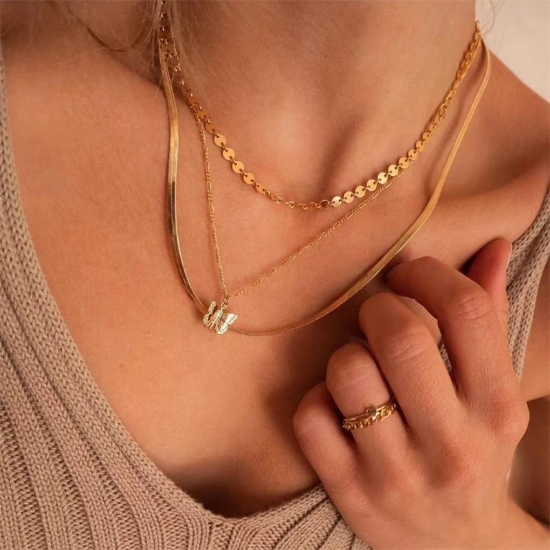 New Simple Hip-Hop Style Disc Necklace Fashion Creative Personality Metal Stacking Clavicle Chain Ladies Jewelry Best Gift
New Simple Hip-Hop Style Disc Necklace Fashion Creative Personality Metal Stacking Clavicle Chain Ladies Jewelry Best Gift