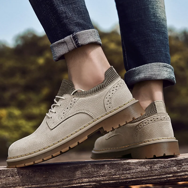 Mens Shoes Casual Fashion British Shoes Men outdoor Classic Lace Up Derby Shoes For Male suede leather Vintage Footwear men
Mens Shoes Casual Fashion British Shoes Men outdoor Classic Lace Up Derby Shoes For Male suede leather Vintage Footwear men