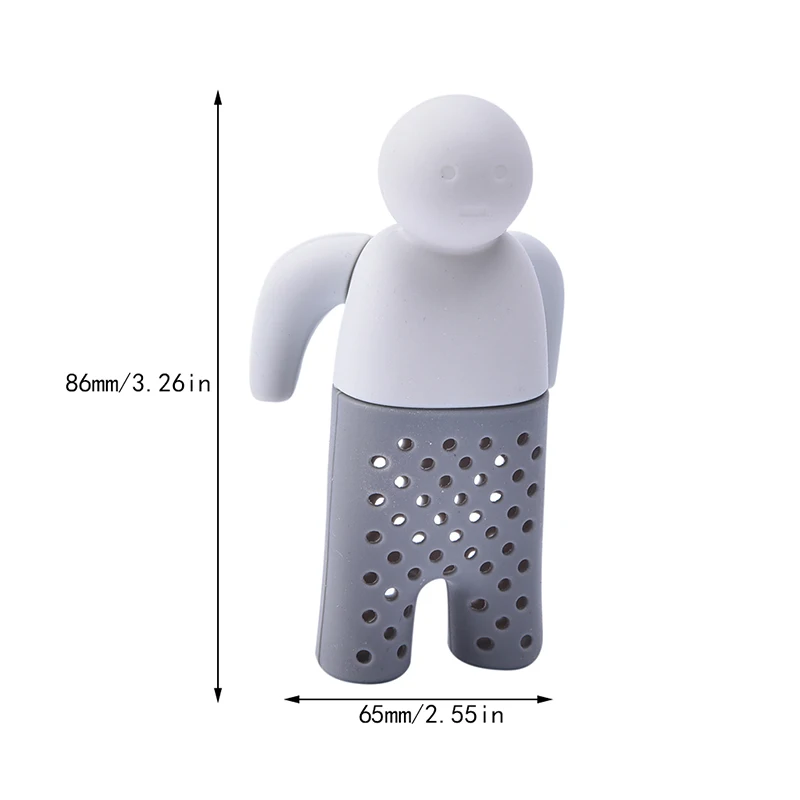 Silicone Tea Strainer Cute Mister Teapot MR Little Man People Tea Infuser Filter Brewing Making Teapot 83*65mm Tea Leak Filter
Silicone Tea Strainer Cute Mister Teapot MR Little Man People Tea Infuser Filter Brewing Making Teapot 83*65mm Tea Leak Filter