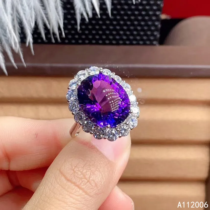 KJJEAXCMY fine jewelry 925 sterling silver inlaid amethyst ring luxury atmosphere ladies adjustable ring
KJJEAXCMY fine jewelry 925 sterling silver inlaid amethyst ring luxury atmosphere ladies adjustable ring