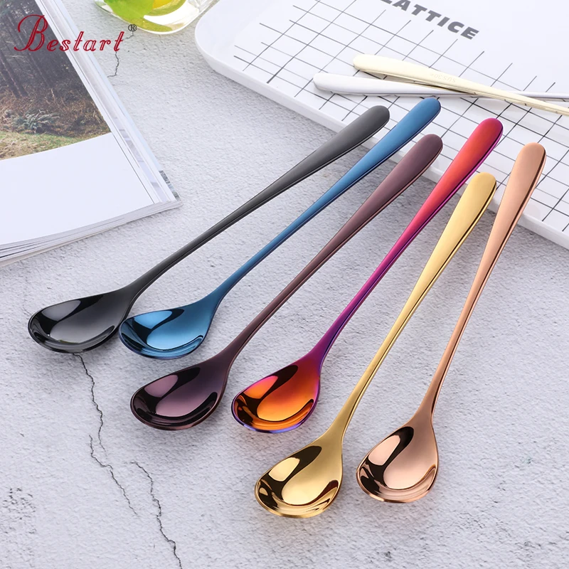 4Pcs Colorful Rainbow Ice Coffee Tea Stir Spoon Stirring Cafe Scoop Long Handle Spoons Tableware Mixing Spoon Kitchen Supplies
4Pcs Colorful Rainbow Ice Coffee Tea Stir Spoon Stirring Cafe Scoop Long Handle Spoons Tableware Mixing Spoon Kitchen Supplies