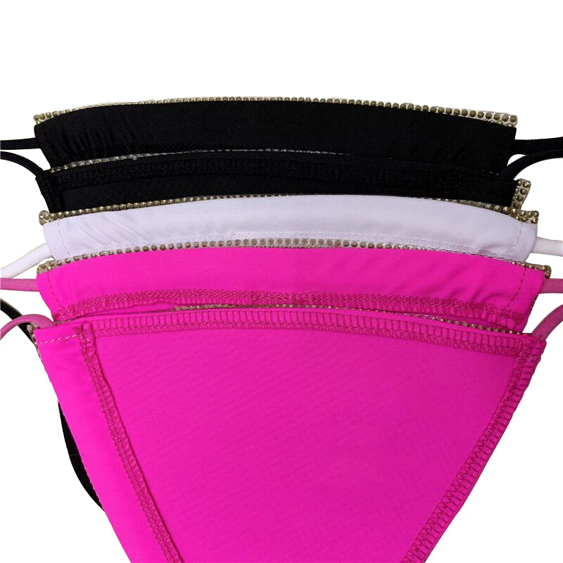 Luxury Bling Rhinestone Bikini Sliver Set 2020 Crystal Diamond Sexy Women Swimsuit Halter Push Up Bandage Swimwear Bikini Set
Luxury Bling Rhinestone Bikini Sliver Set 2020 Crystal Diamond Sexy Women Swimsuit Halter Push Up Bandage Swimwear Bikini Set
