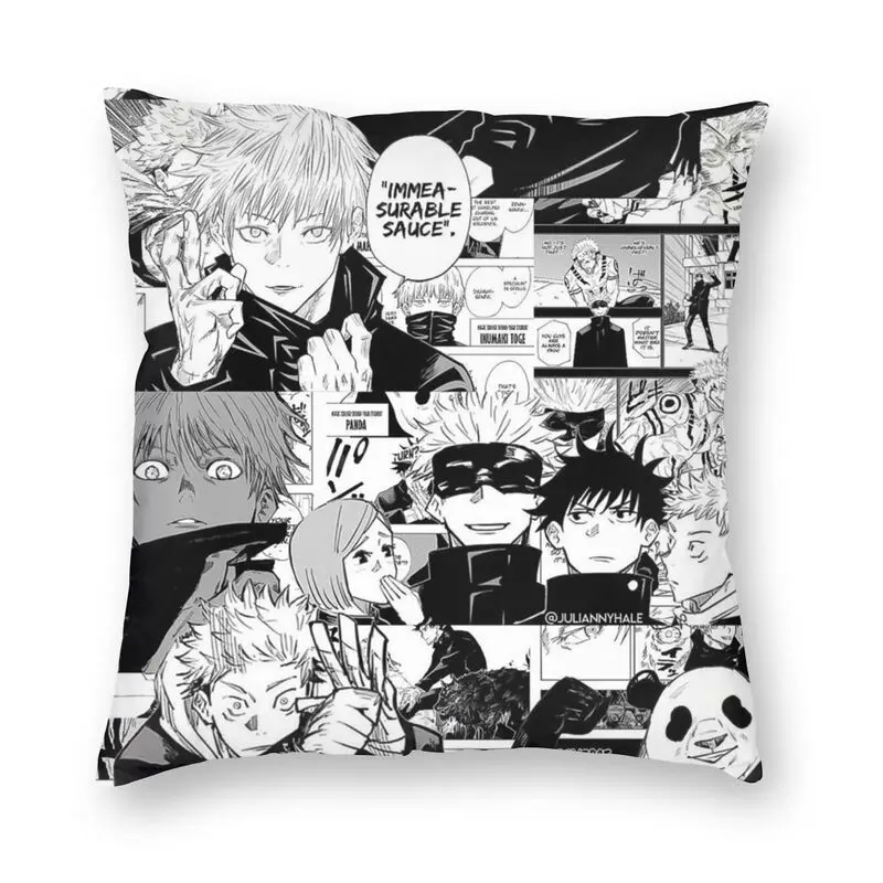 Fashion Fashion Anime Jujutsu Kaisen Pillow Cover Home Decorative 3D Print Satoru Gojou Yuji Itadori Cushion Cover for Sofa
Fashion Fashion Anime Jujutsu Kaisen Pillow Cover Home Decorative 3D Print Satoru Gojou Yuji Itadori Cushion Cover for Sofa